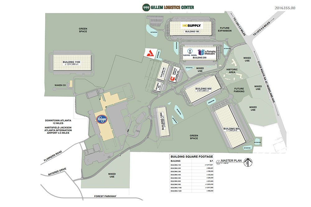 Master Site Plan - Gillem Logistics Center